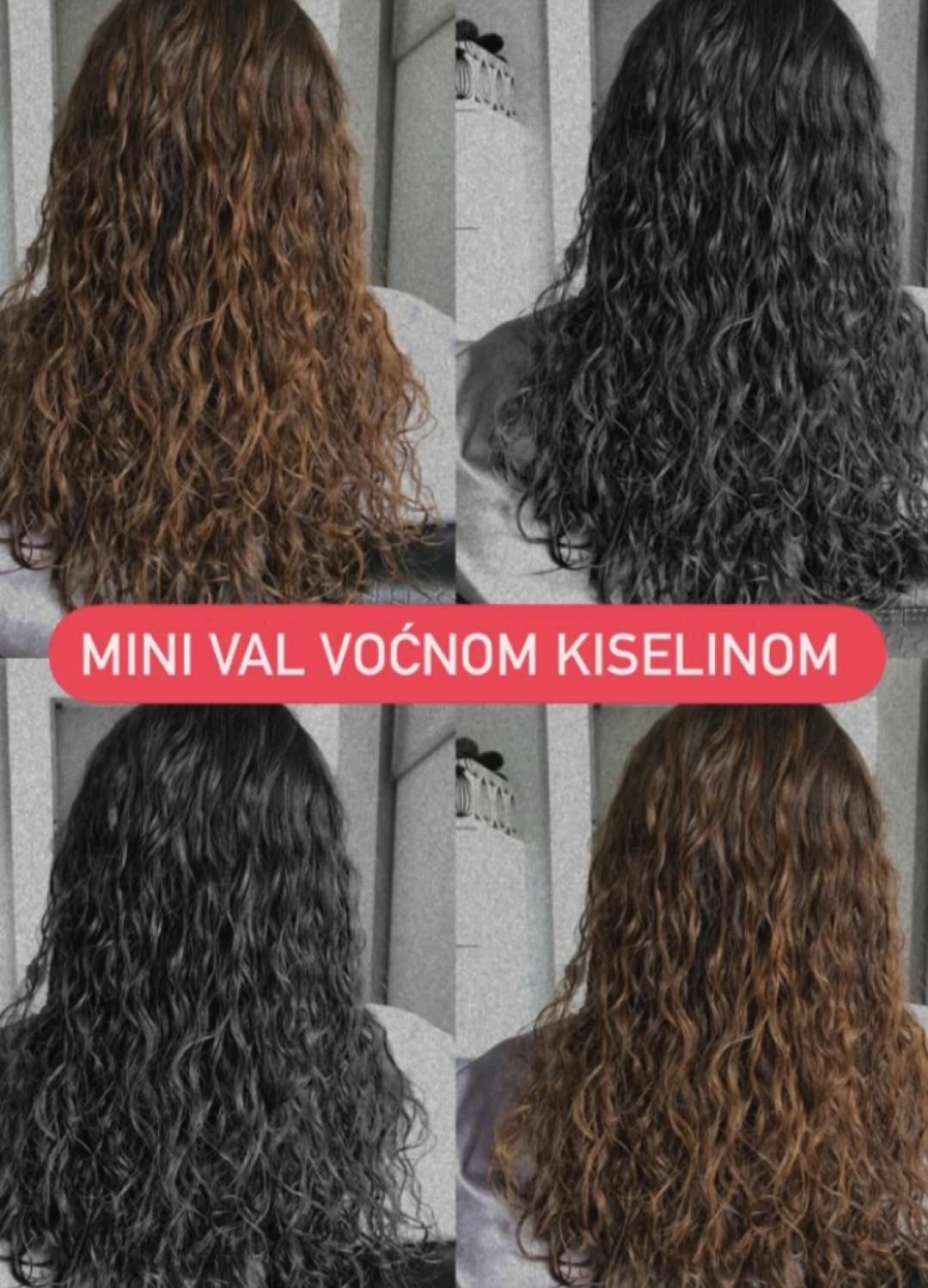 Mini-val voćnim kiselinama - duga kosa - Astradas 2, Beograd Minival Frizerski saloni Minival, Beograd, Novi Beograd blokovi, Belville, Savski kej