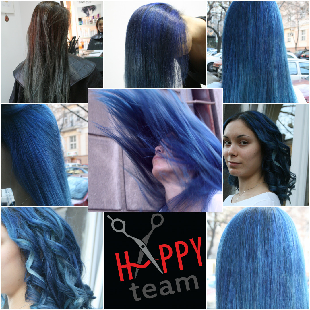 Happy team #beograd Farbanje kose Farbanje cele dužine - kosa srednje dužine