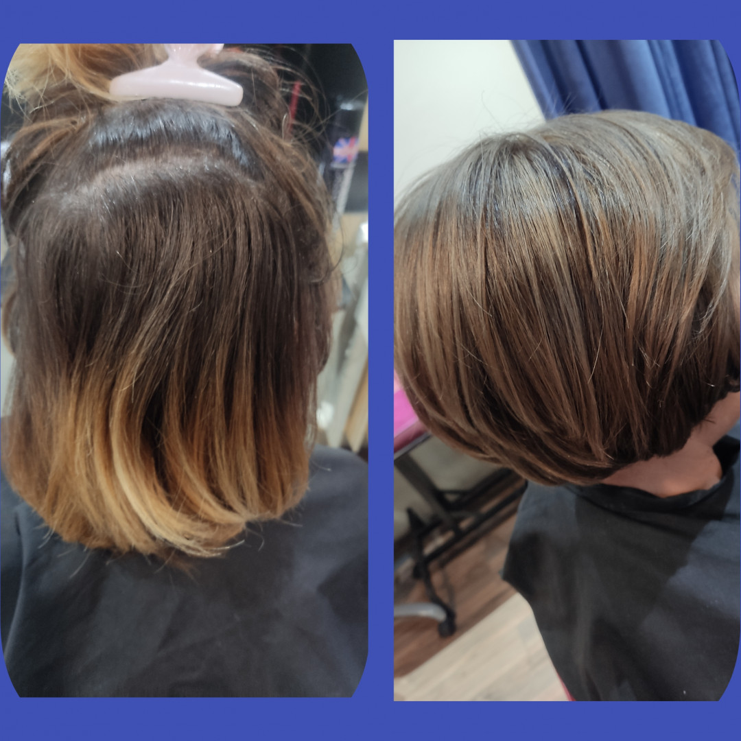 Vanja Hair Still #beograd Šišanje Žensko šišanje + feniranje - kosa srednje dužine