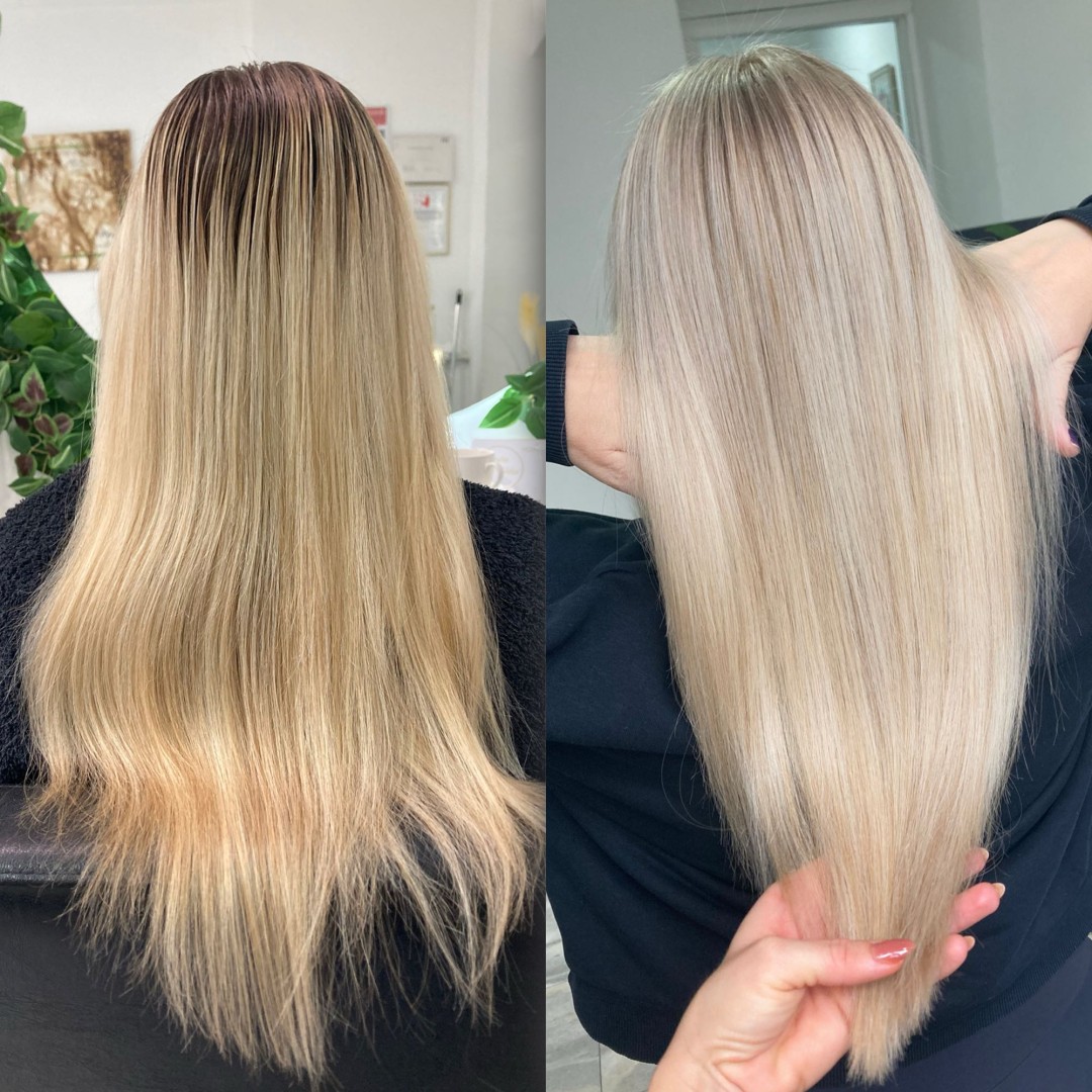 Pramenovi / balayage + Glossy tretman + feniranje - ekstra duga kosa - Atelje Glossy Hair, Beograd Keratinski tretmani Frizerski saloni Keratinski tretmani, Beograd, Centar, Stari grad, Dorćol