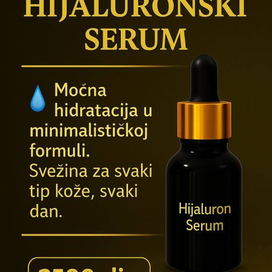 Slatka moja #beograd Osnovni hijaluronski serum – 2500 din •	✔ Moćna hidratacija, minimalna f
