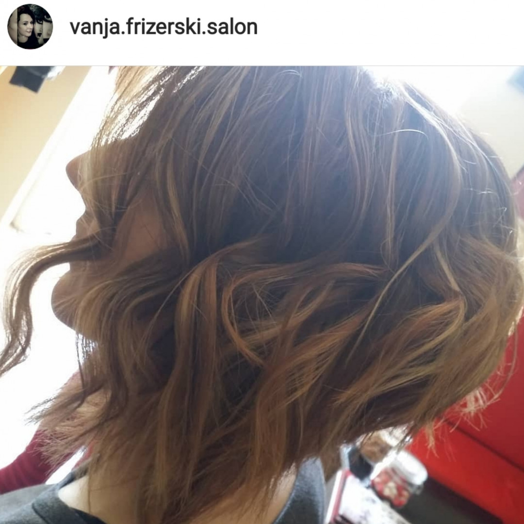 Vanja Hair Still #beograd Pramenovi Pramenovi na foliju - kosa srednje dužine