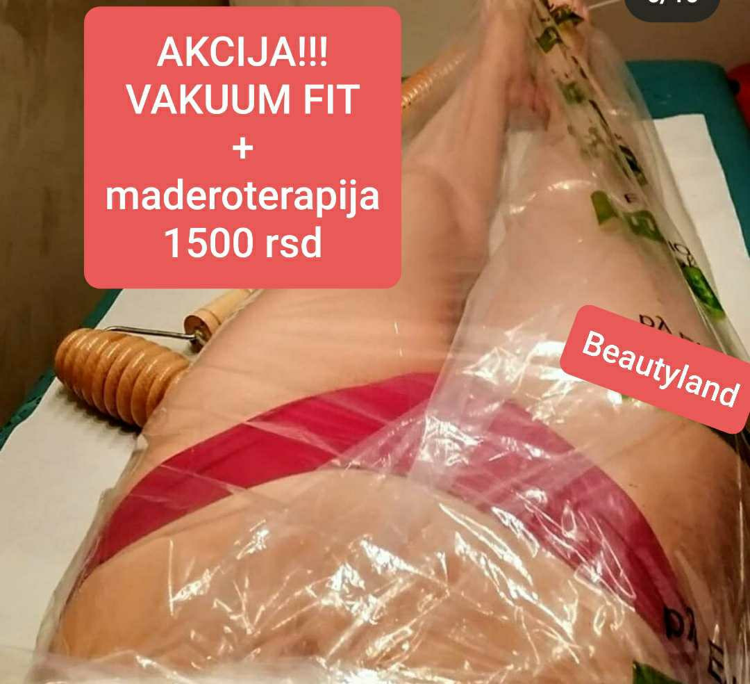 Beautyland #nis Tretmani tela Vakumfit tretman + maderoterapija