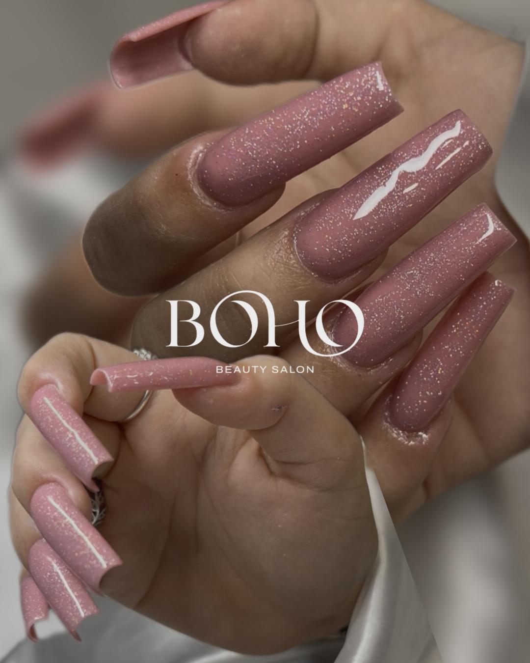 Izlivanje noktiju gelom - XL dužina - Boho Beauty, Beograd Izlivanje noktiju Nokti Izlivanje noktiju, Beograd, Vukov spomenik, Đeram