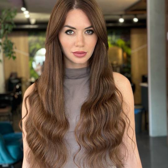 All seasons estetik studio #beograd Nadogradnja kose Tamara Galijano, naša poznata voditeljka, kao 