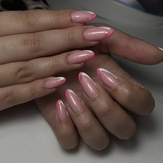 Princess beauty #nis Izlivanje noktiju Izlivanje noktiju gelom - M dužina