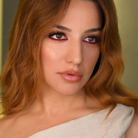 Ivana Vit #beograd Make-up / šminkanje Profesionalno šminkanje - glam šminka Burgundy tonovi