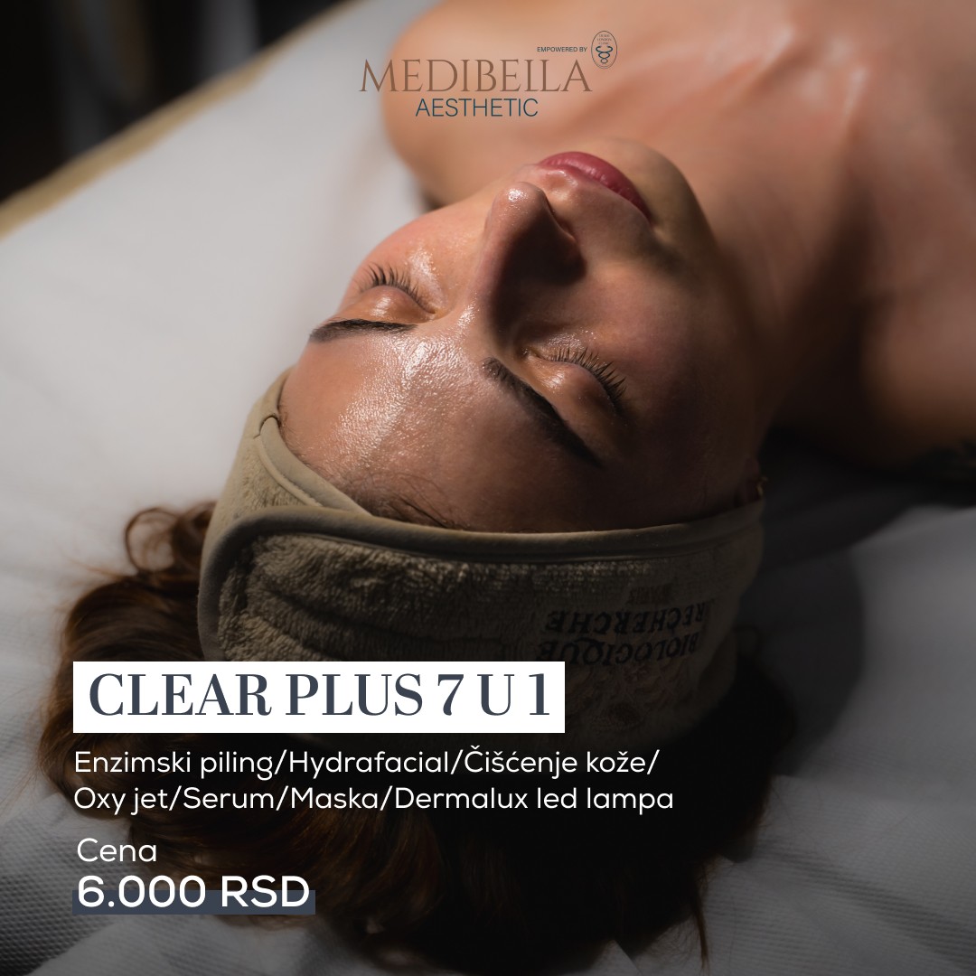 MediBella Aesthetic Dedinje #beograd Tretman lica Clear Plus 7 u 1