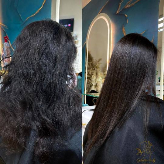 Ghetto lady #beograd Keratinski tretmani Keratinsko ispravljanje kose - kosa srednje dužine Keratin