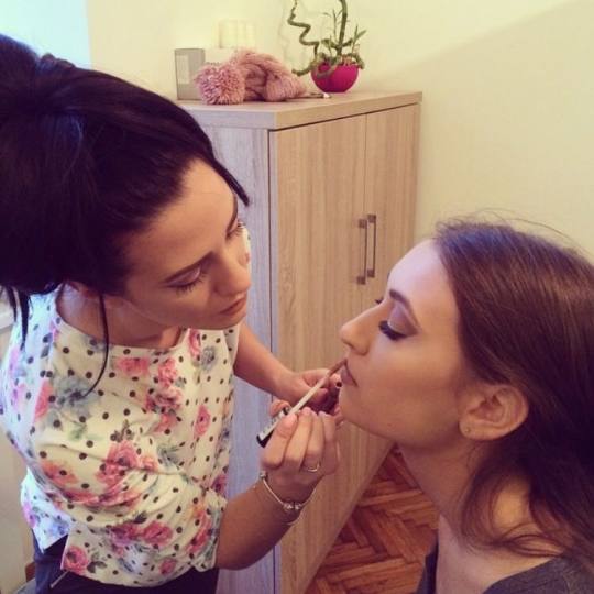 Perfecta #beograd Make-up / šminkanje Profesionalno šminkanje - bez trepavica
