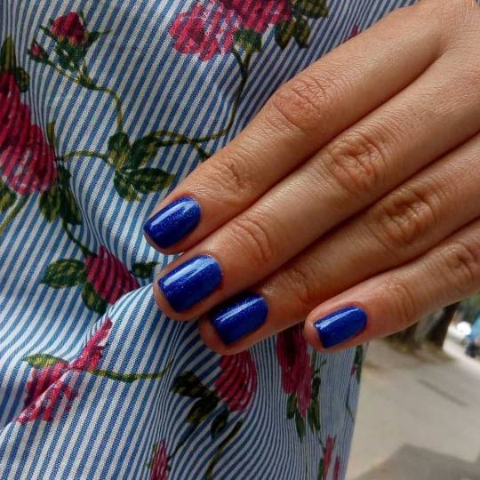 Studio Lepote Grace #beograd Gel lak Volimo plavo? Gel lak - ruke