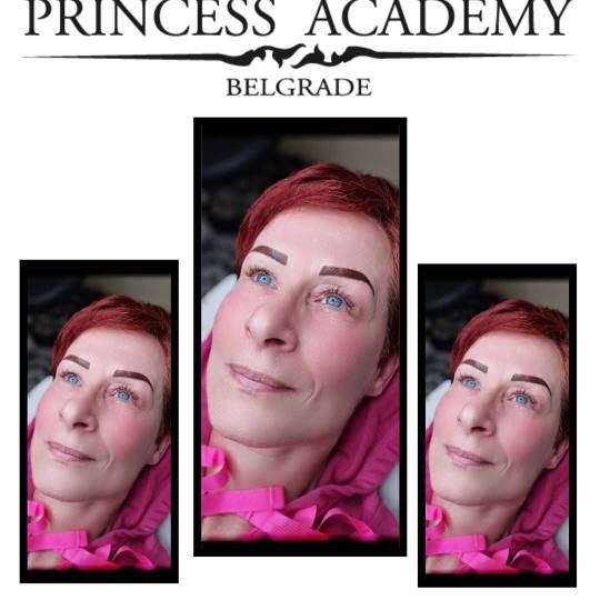 The Princess Academy #beograd Trajna šminka Puder obrve