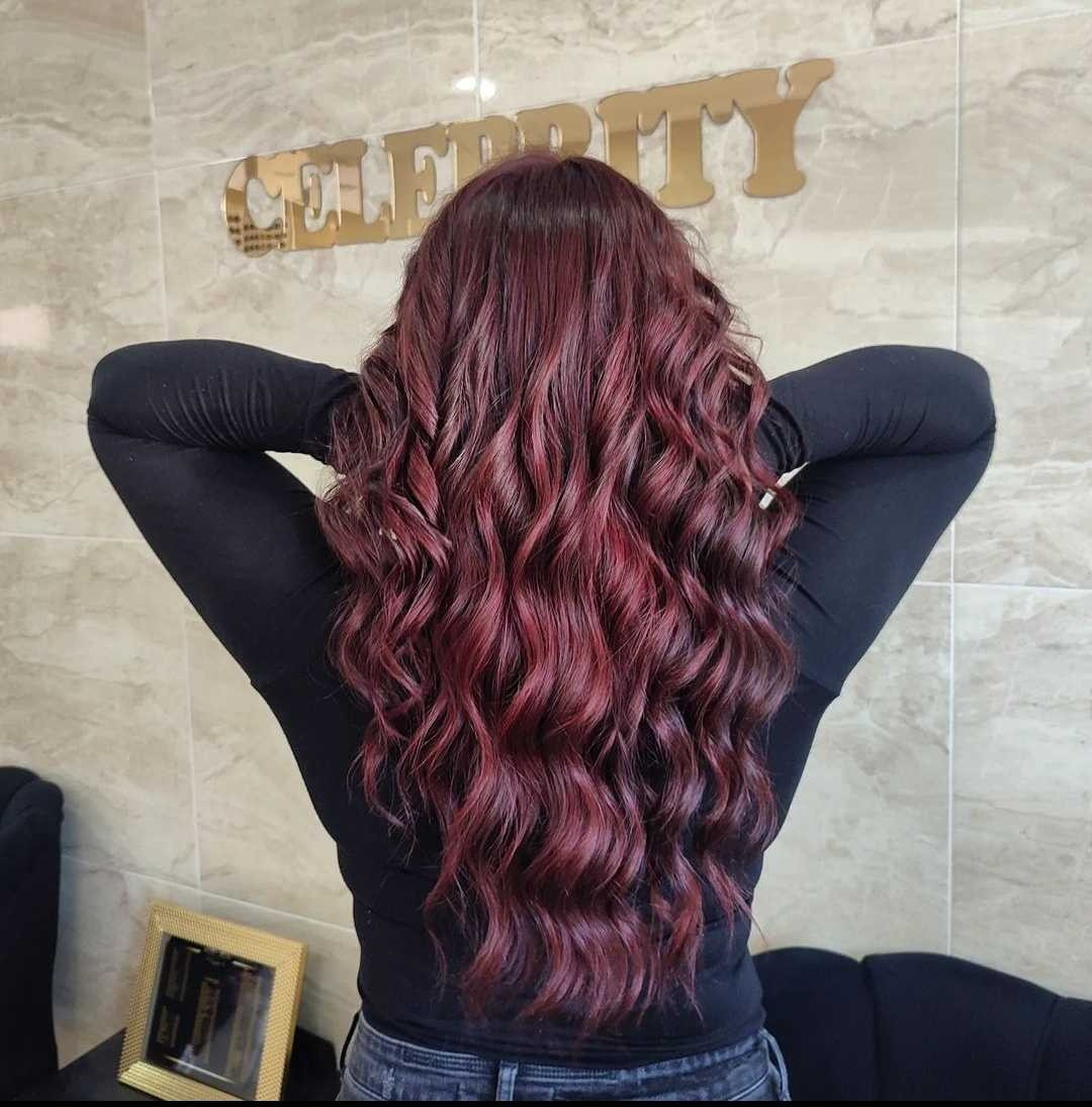 Salon Celebrity Lauren #beograd Farbanje kose Farbanje cele dužine - duga kosa