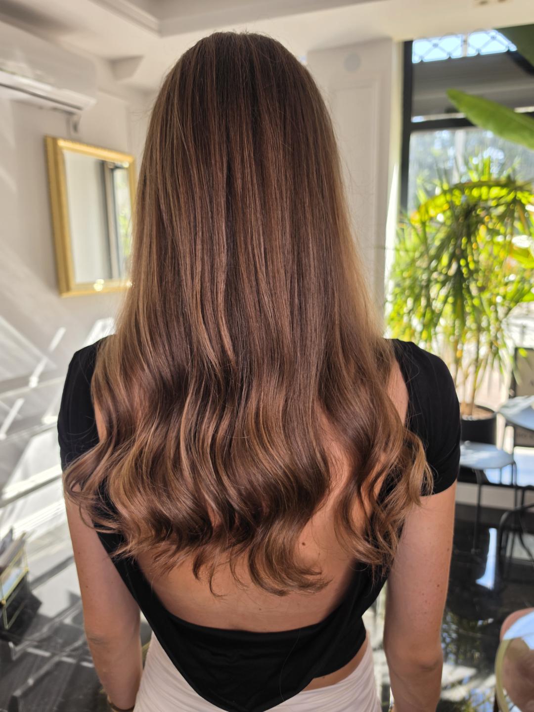 Esthetique Privé #beograd Ombre, sombre, balayage Balayage +preliv + feniranje