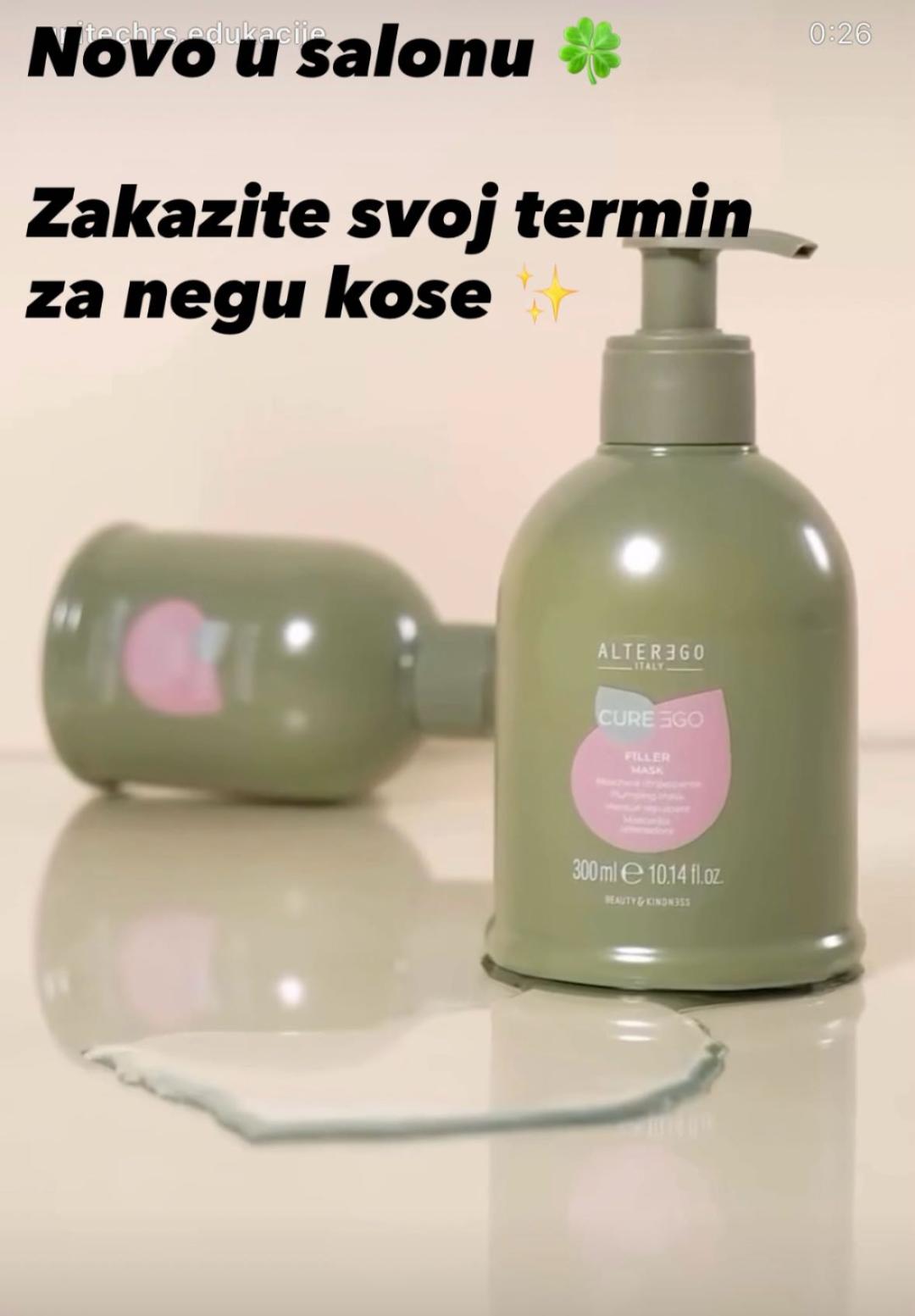 *NOVO* alter ego tretman za negu kose + feniranje - Beauty house by Marina, Novi Sad Nega i ojačavanje kose Frizerski saloni Nega i ojačavanje kose, Novi Sad, Sajmište, Detelinara, Banatić