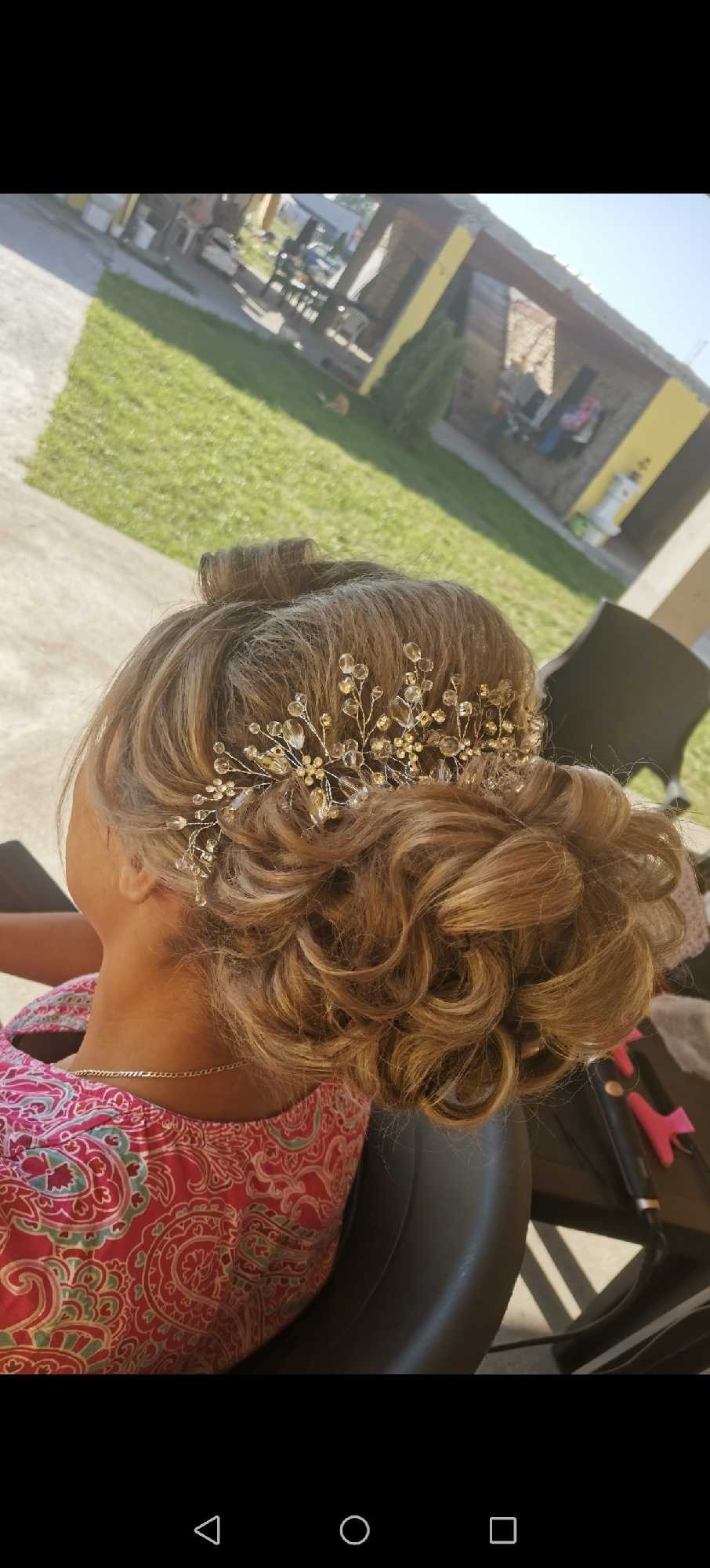 Black Diamond Maroli #novisad Svečane i frizure za svadbu Svečana frizura - duga kosa
