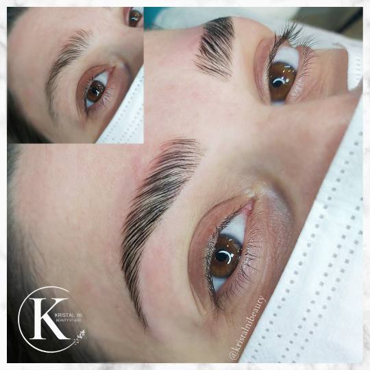 Kristal. NI Beauty Studio #nis Trepavice Brow lift + farbanje obrva (po želji)