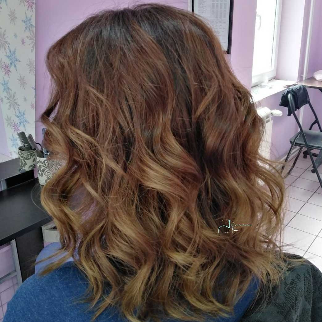 Jovana + #beograd Feniranje i stilizovanje Feniranje na ravno / lokne - kosa srednje dužine
