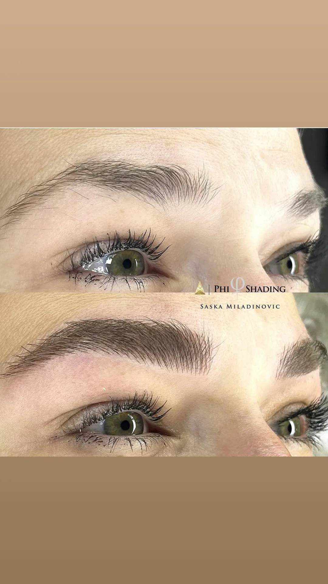 Esthetique Privé #beograd Trajna šminka Trajna šminka obrva - PHI BROWS + SHADING - kombinovana tehnika