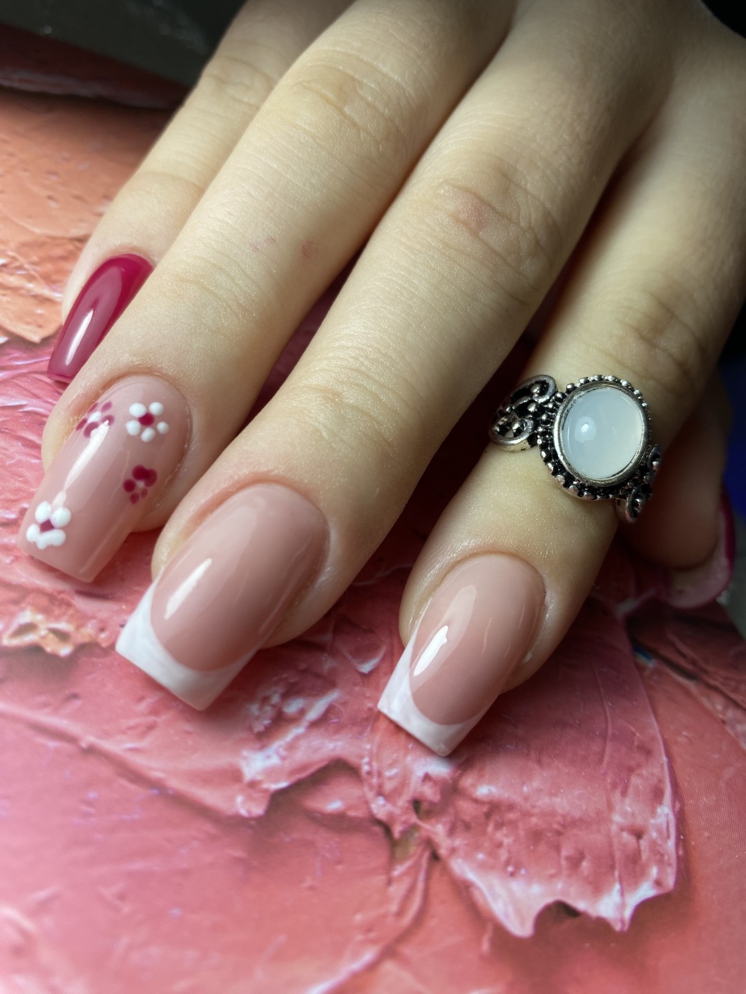 Frančeska beauty studio #novisad Korekcija noktiju Korekcija izlivanja noktiju gelom - M dužina