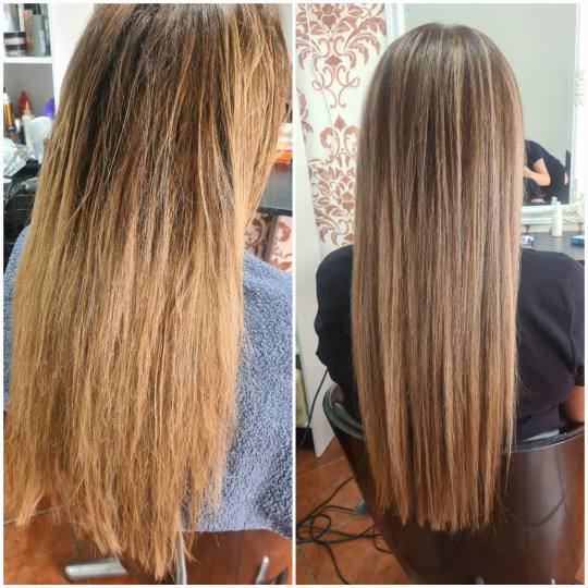 Beauty room by Nada #subotica Farbanje kose Balayage + zaštita K20 - ekstra duga kosa Na ovoj slici