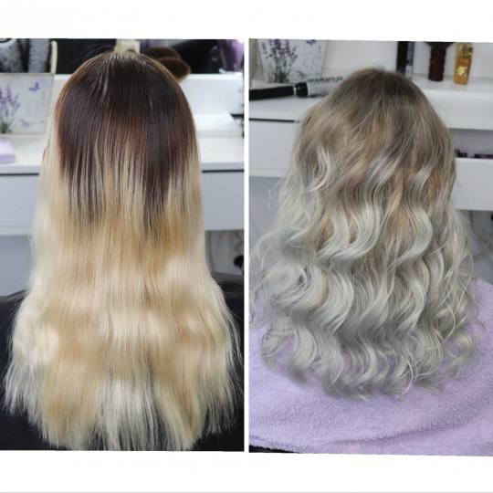 M Studio 0303 #novisad Ombre, sombre, balayage Balayage + preliv + feniranje + tretman kose - kosa s