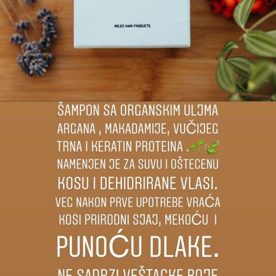 Friends beauty studio #beograd Nega i ojačavanje kose Organski proizvodi OrganskI šampon