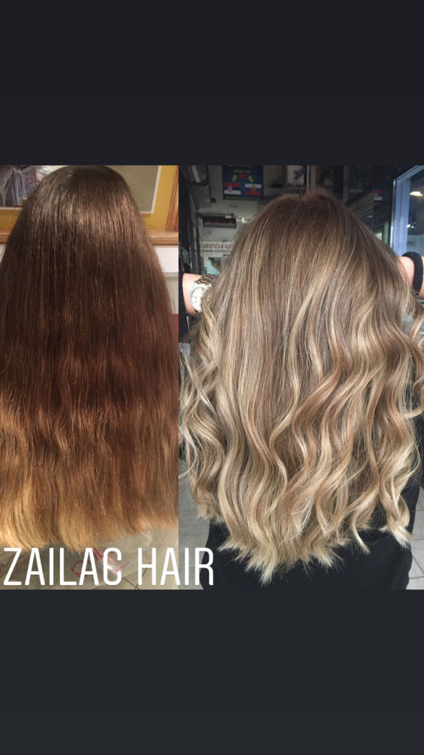 Zailac hair #beograd Ombre, sombre, balayage Nefertiti Balayage / pramenovi Echosline + žensko šišanje + feniranje - sve dužine