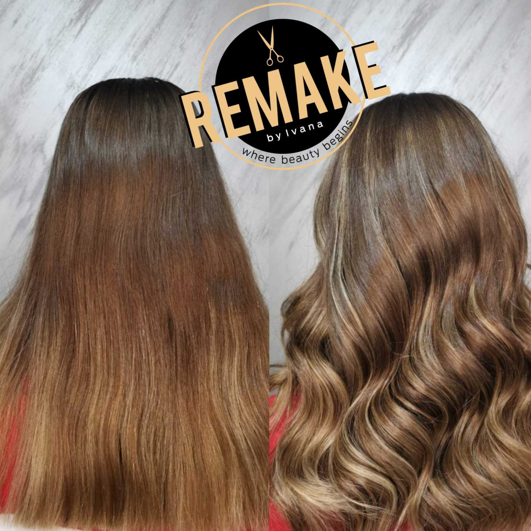 Remake by Ivana #beograd Ombre, sombre, balayage Ombre / balayage + preliv - ekstra duga kosa
