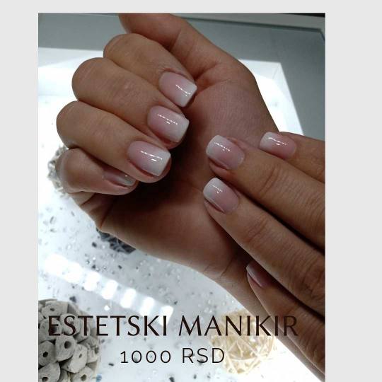 Krasiva #beograd Manikir Estetski manikir + lakiranje