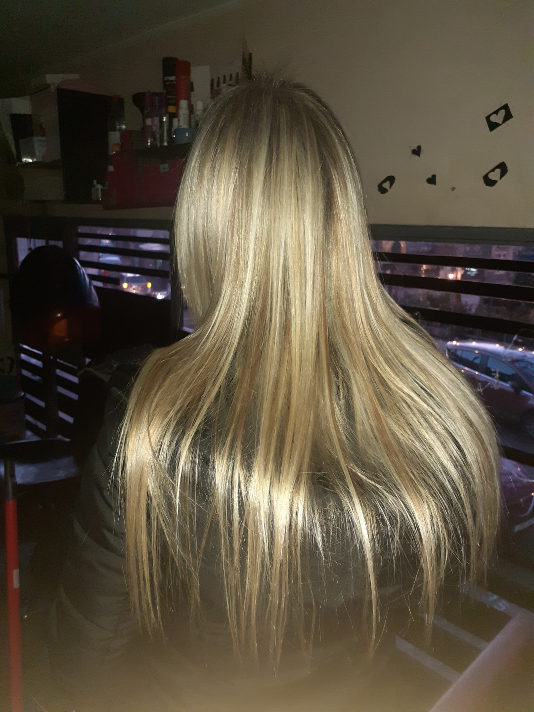 S2 Sanja - Vračar #beograd Ombre, sombre, balayage Balayage + feniranje ravno / lokne + šišanje Olaplex tretman - duga kosa
