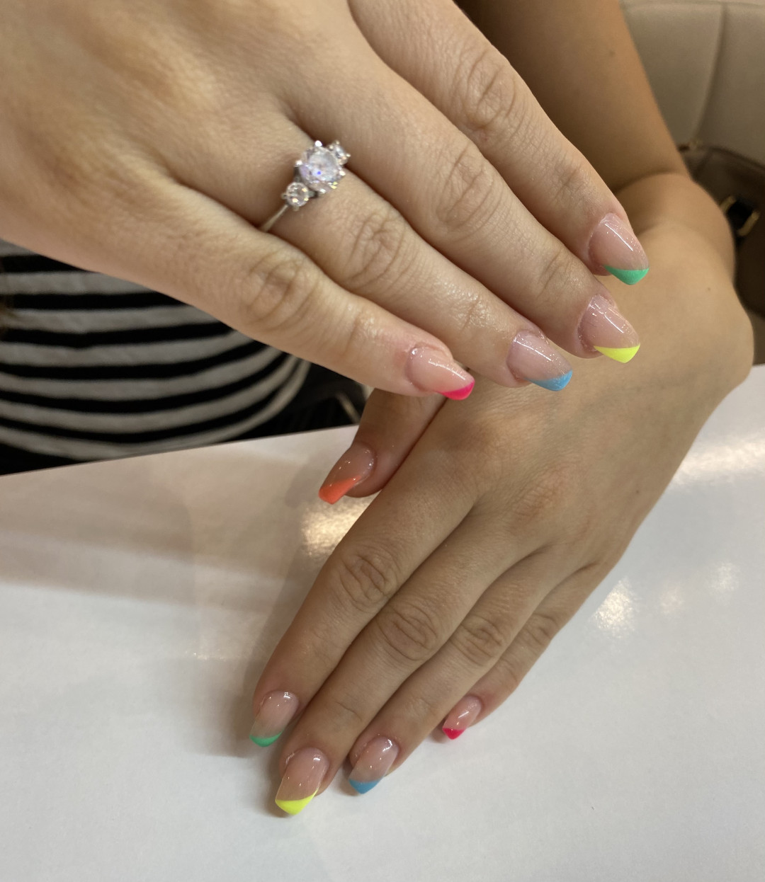 Korekcija ojačavanja / nadogradnje / izlivanja noktiju + french - Alfaparf Nails, Beograd Korekcija noktiju Nokti Korekcija noktiju, Beograd, Karaburma, Višnjička banja