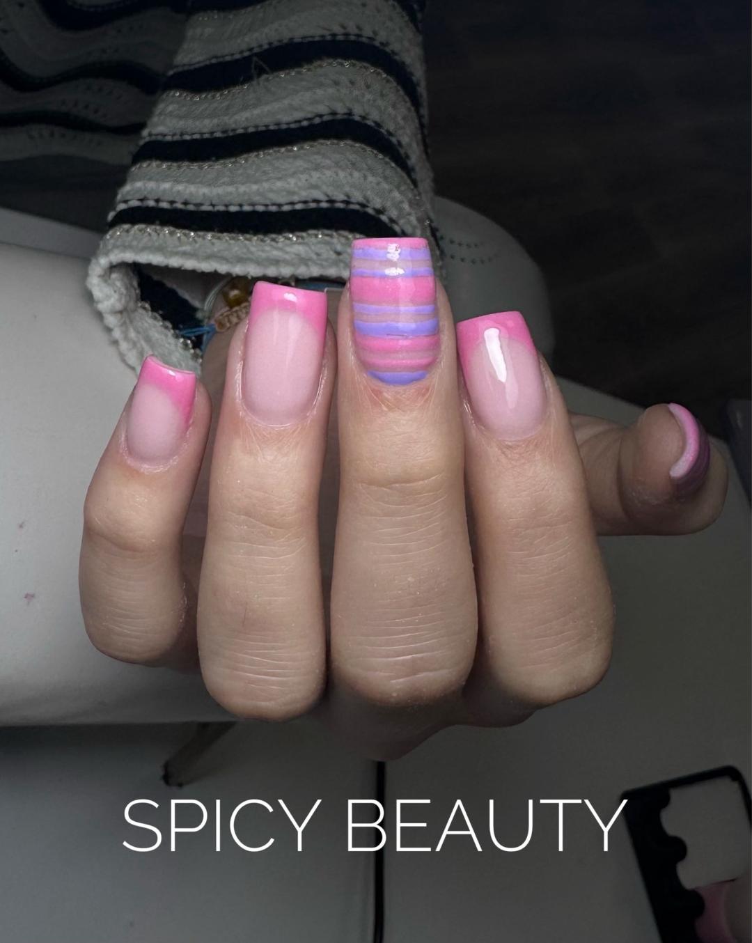 Korekcija noktiju - M dužina - Spicy beauty, Beograd Korekcija noktiju Nokti Korekcija noktiju, Beograd, Bežanijska kosa, Bežanija, Ledine, Surčin