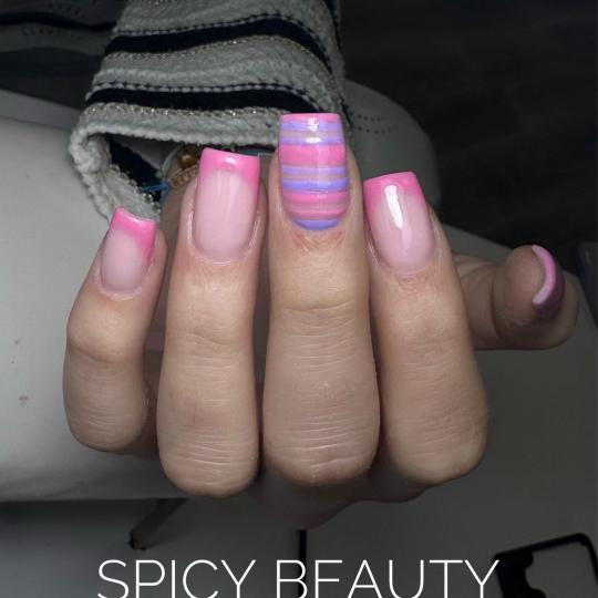 Spicy beauty #beograd Korekcija noktiju Korekcija noktiju - M dužina