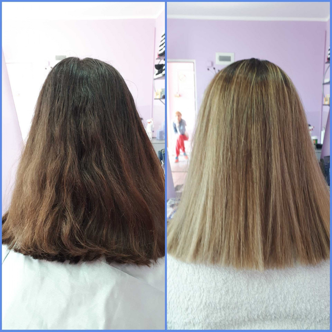 Jovana + #beograd Pramenovi Pramenovi na foliju + preliv - duga kosa