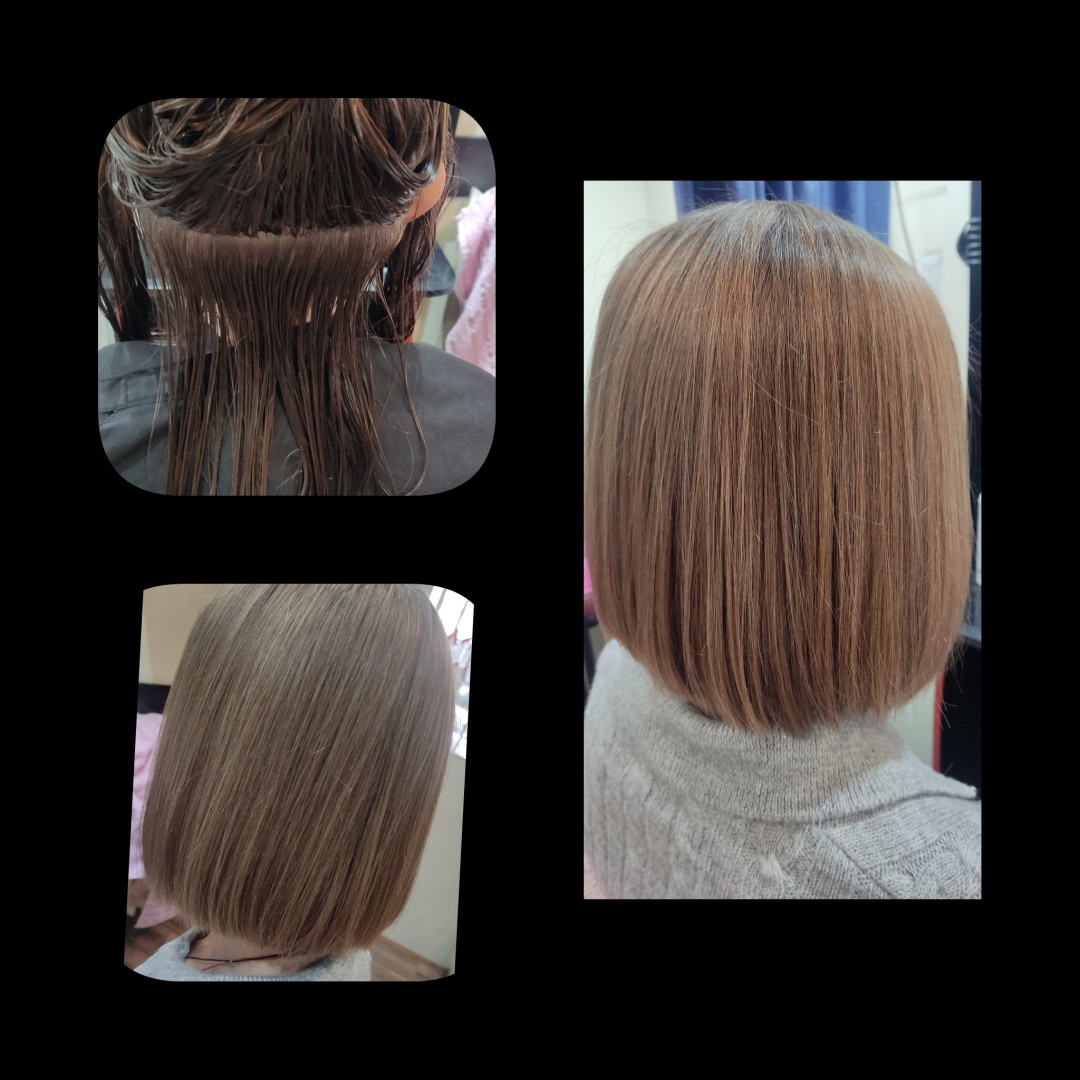 Vanja Hair Still #beograd Šišanje Žensko šišanje + feniranje - kosa srednje dužine