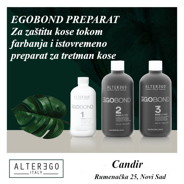 Candy S #novisad Nega i ojačavanje kose Egobond tretman- duga kosa