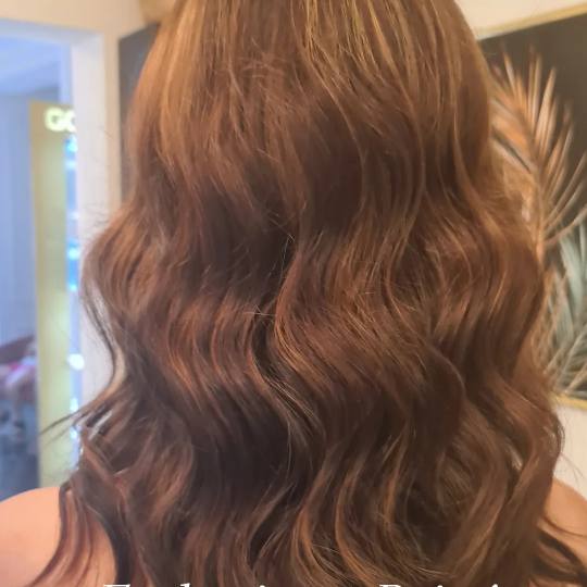 Esthetique Privé #beograd Pramenovi GOLDWELL Pramenovi + preliv + feniranje - kosa srednje dužine