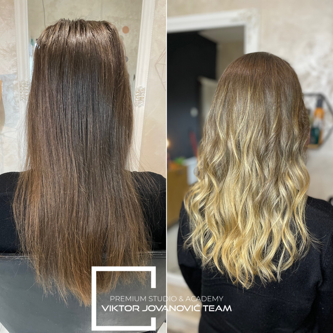Pramenovi / balayage - duga kosa - Viktor Jovanović TEAM 2, Subotica Pramenovi Frizerski saloni Pramenovi, Subotica, Centar