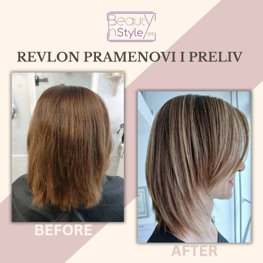 Beauty in Style DM #novisad Pramenovi Revlon Pramenovi -kosa srednje duzine + preliv ⭐️⭐️⭐
