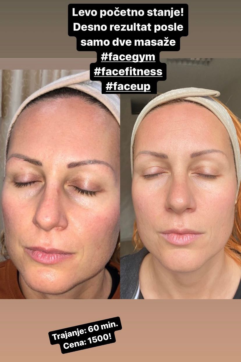 Makeup Olja Grbić #novisad Tretman lica Face gym masaža