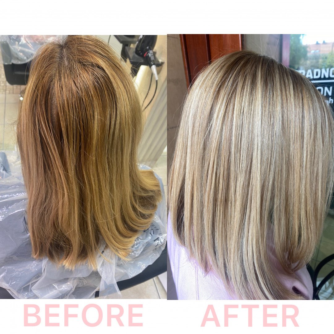 Glam Hair by Pro Team #beograd Pramenovi Pramenovi na foliju - kosa srednje dužine