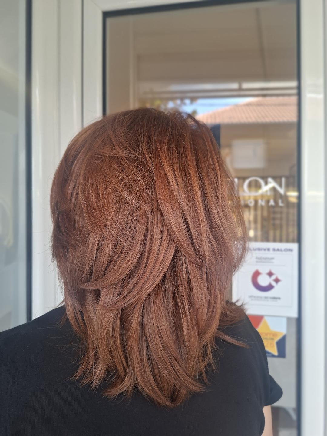 Mstyle3 #beograd Farbanje kose Farbanje cele dužine - kosa srednje dužine