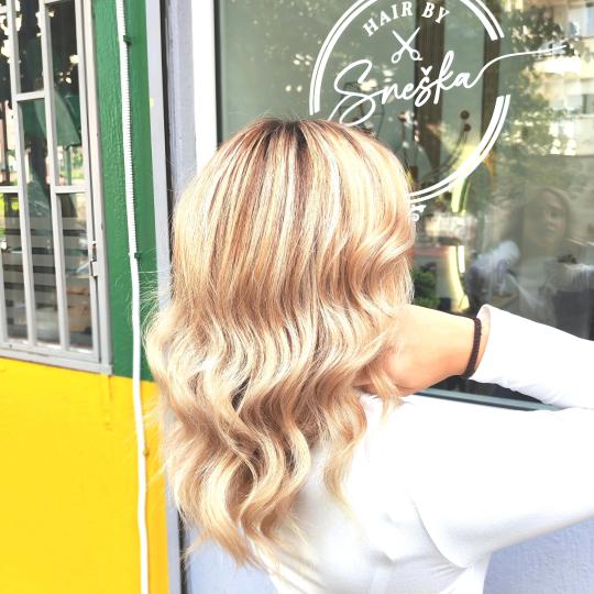 Hair by Sneška #novisad Pramenovi Pramenovi na foliju - duga kosa Frizerski saloni i frizeri