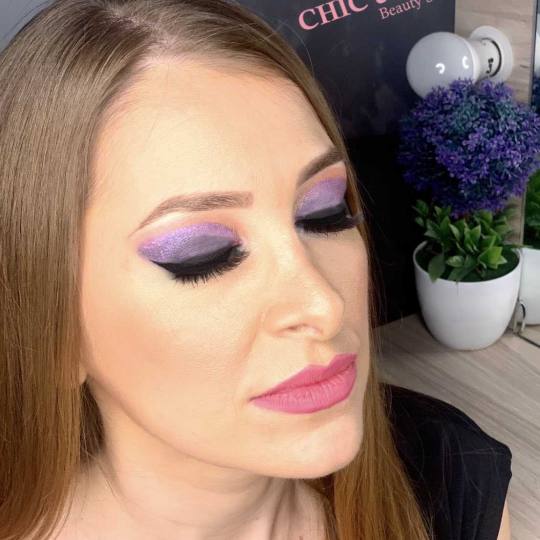 Chic & Unique #beograd Make-up / šminkanje Make up blue violet Akcija - Profesionalna večernja šm