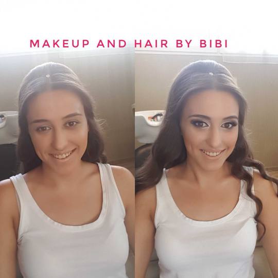 Bibi beauty centar #beograd Svečane i frizure za svadbu Profesionalno šminkanje + svečana frizura