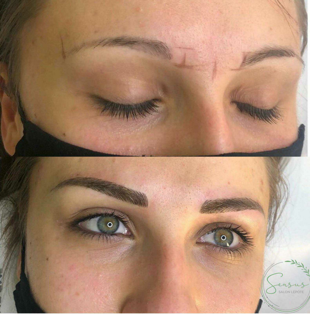 Sensus #beograd Trajna šminka Microblading obrva
