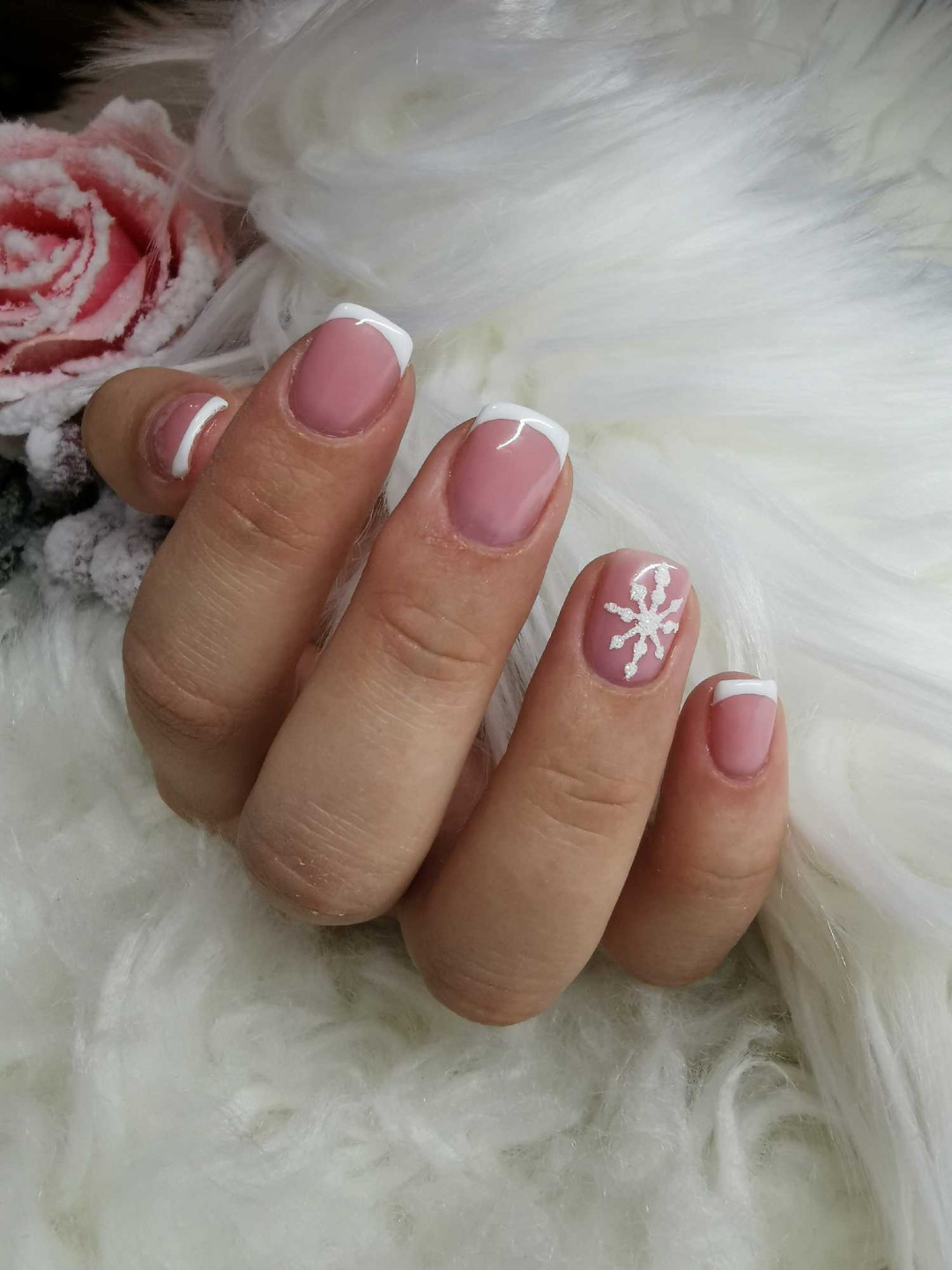 D&D Beauty Center #beograd Ojačavanje noktiju French / baby boomer - dodatak uz uslugu