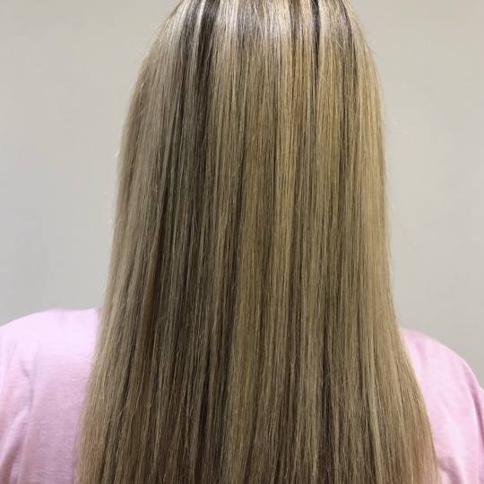 Blush hair studio #beograd Pramenovi Pramenovi na foliju - duga kosa
