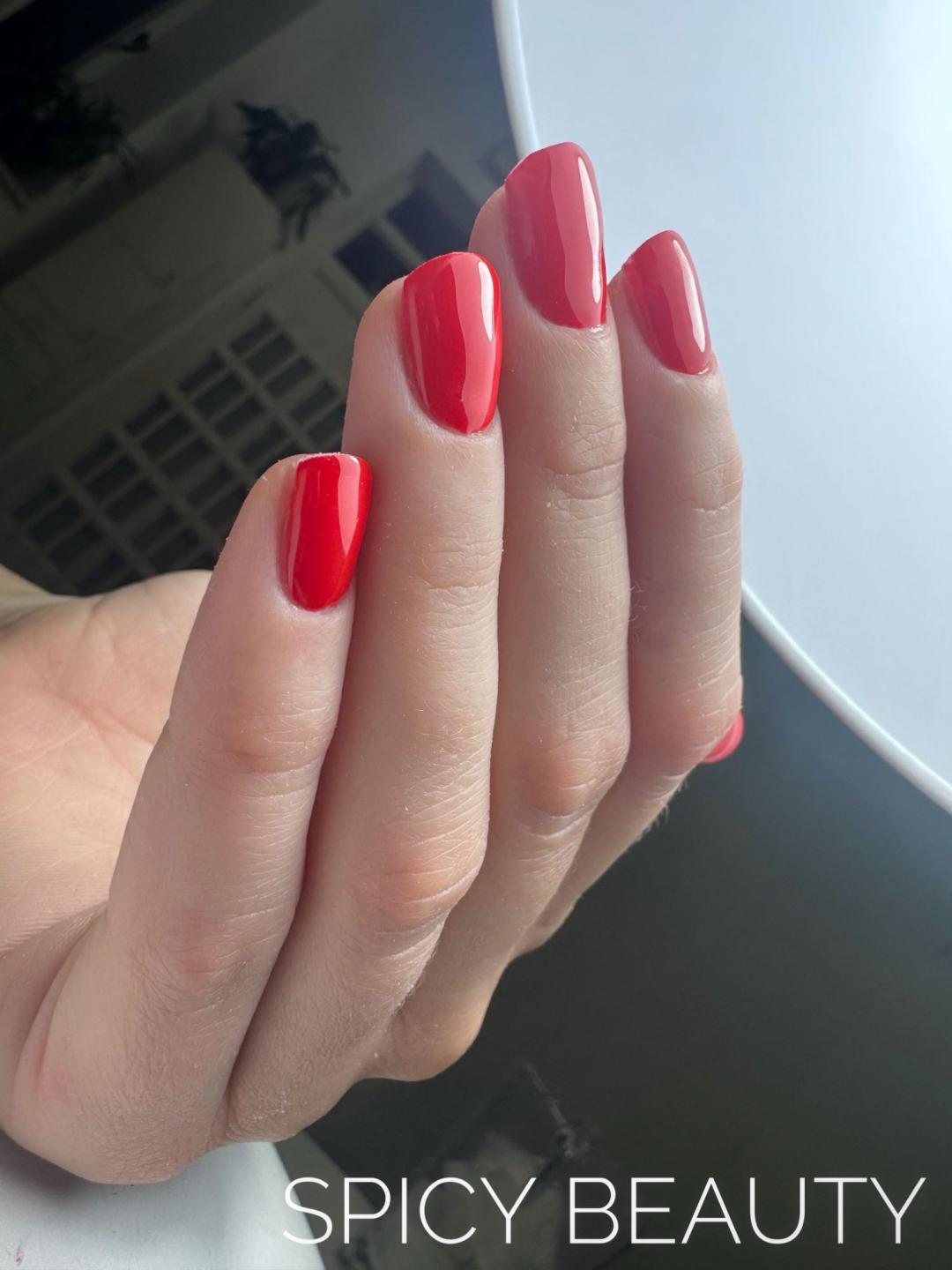 Ojačavanje noktiju rubber bazom - S dužina - Spicy beauty, Beograd Ojačavanje noktiju Nokti Ojačavanje noktiju, Beograd, Bežanijska kosa, Bežanija, Ledine, Surčin